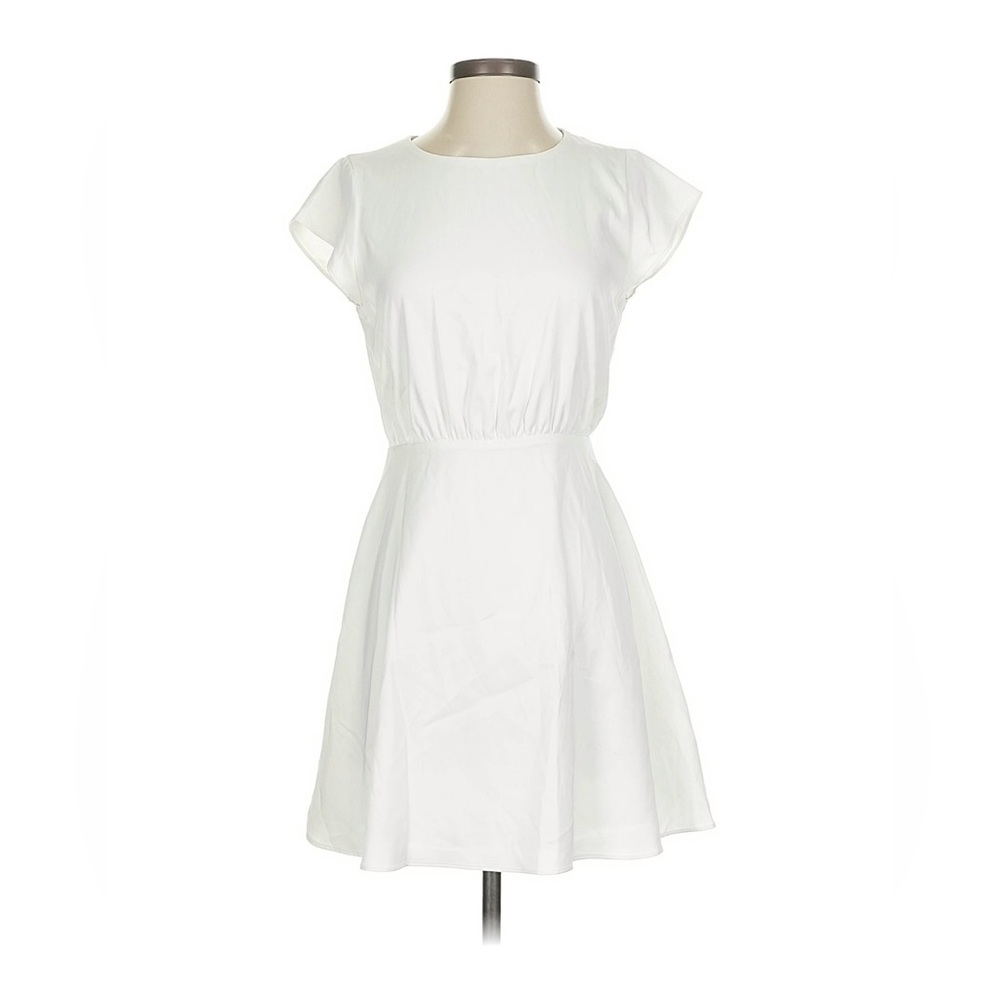 White Backless mini dress